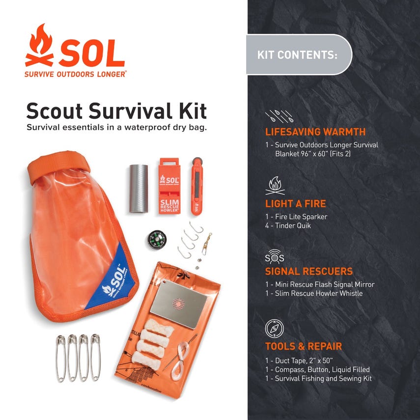 Survive Outdoors Longer™ Scout Survival Kit by Adventure Ready Brands™