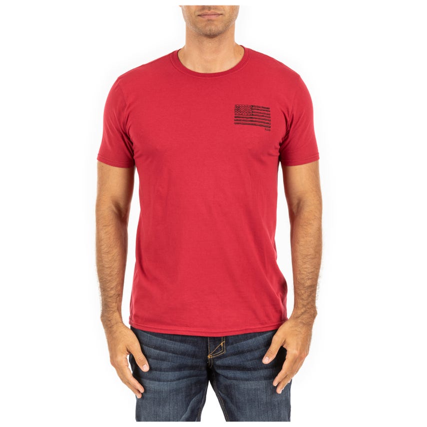 American Flag Sticks Tee