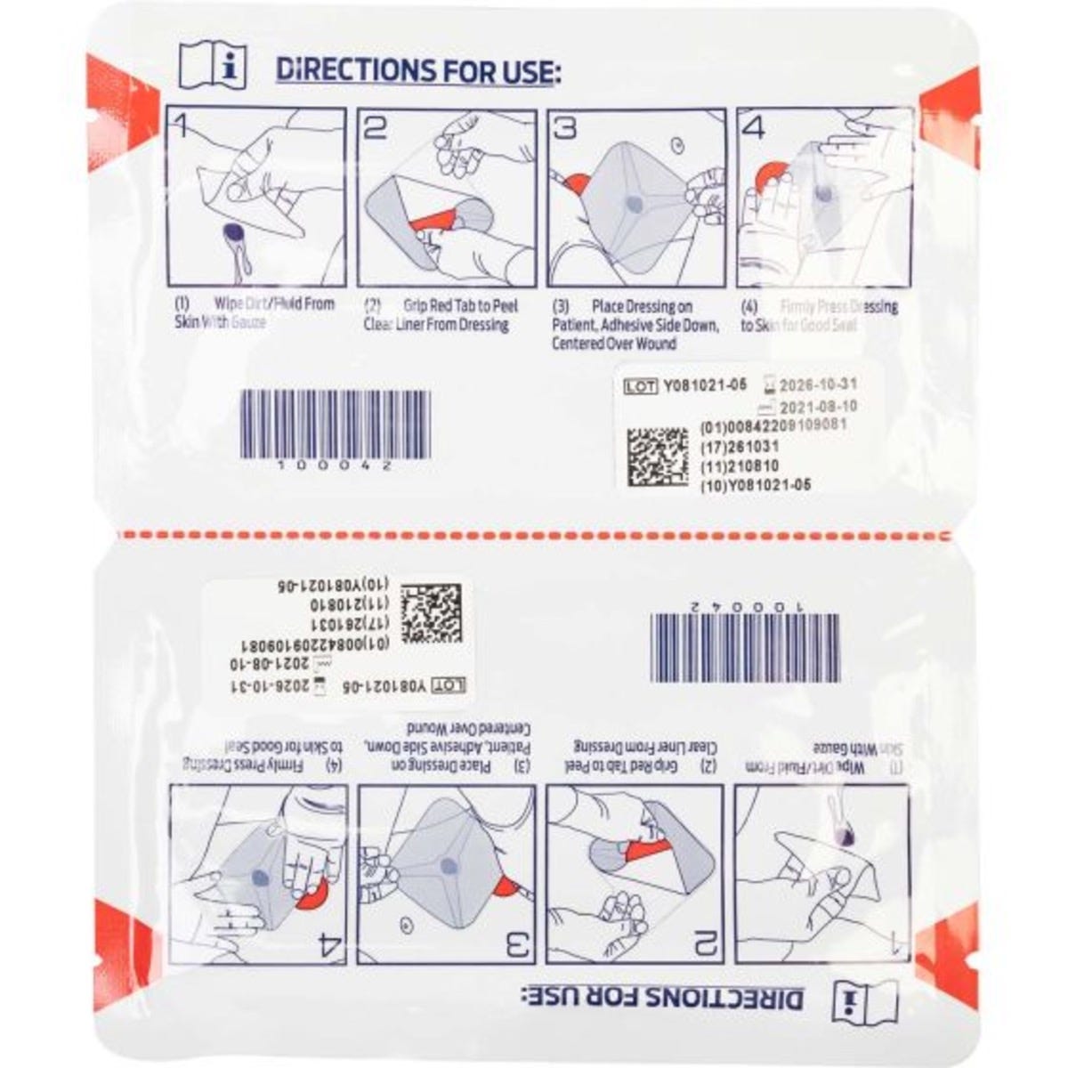 North American Rescue™ Dressing, Chest Seal - Hyfin Compact (Vented) Twin Pack By North American Rescue™