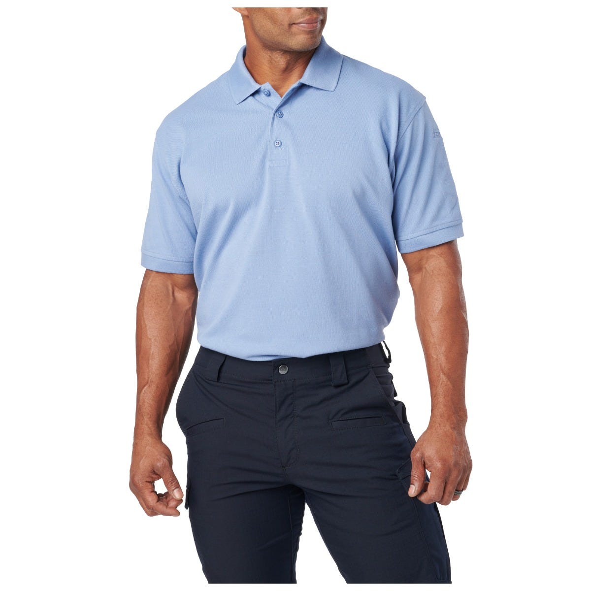 Perfection Uniform Navy Blue Police EMT Fire Short Sleeve Shirt Size 18.5 Reg 