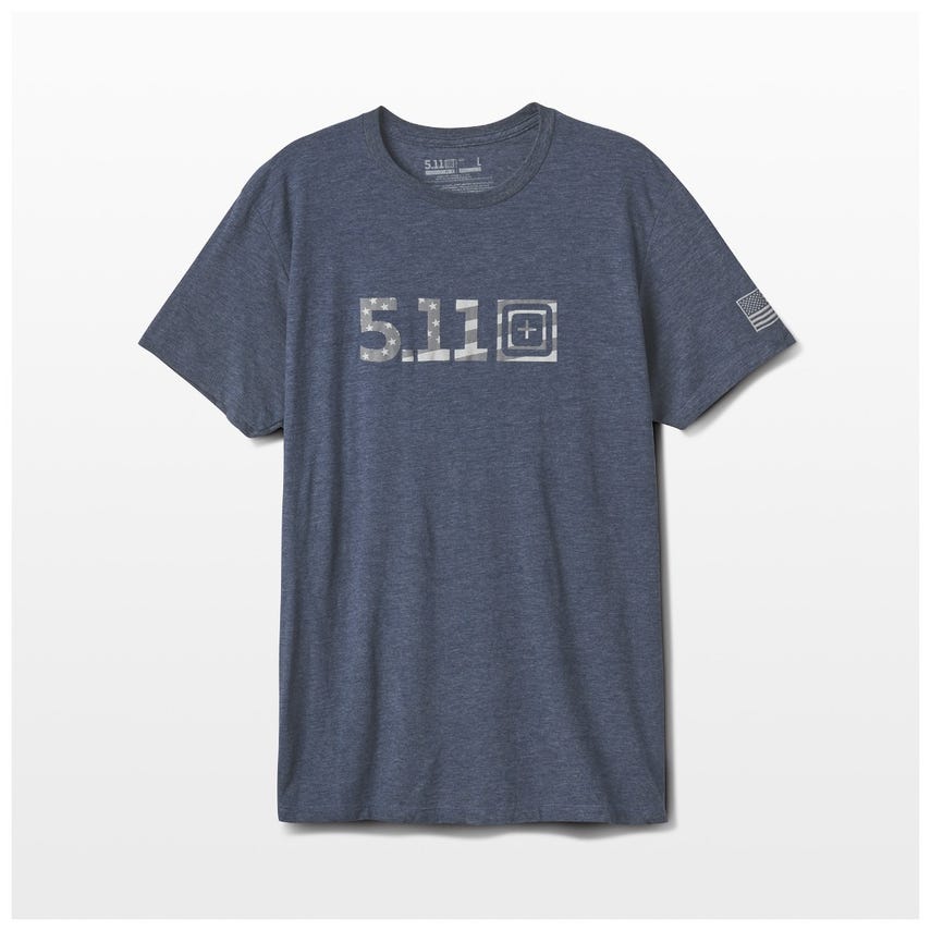 Triblend Legacy USA Flag Tee