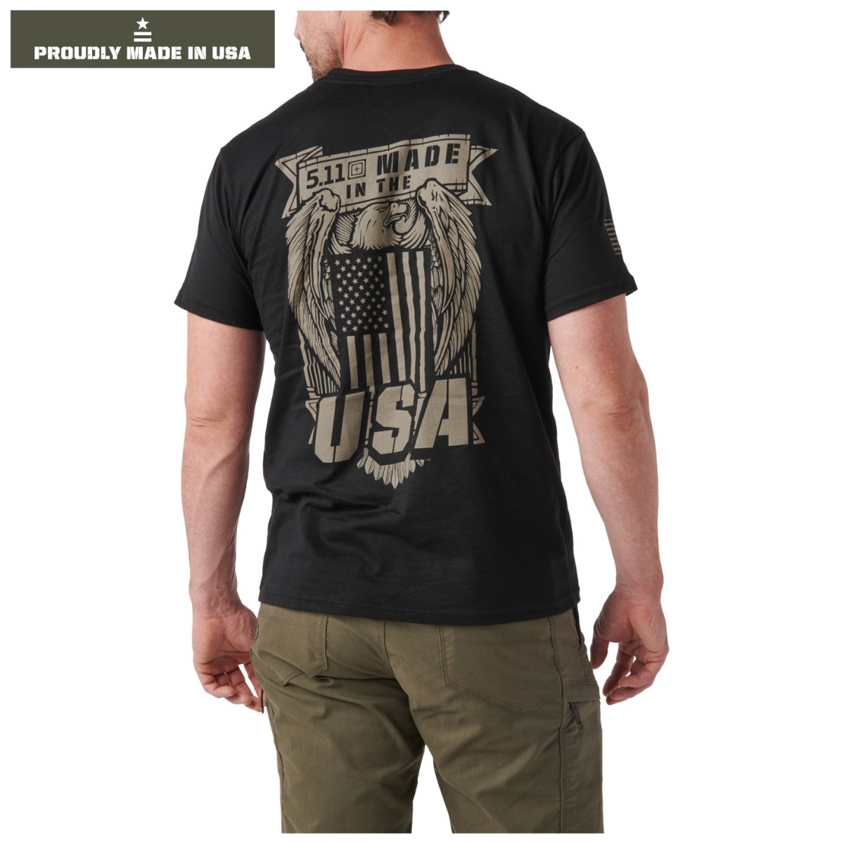T-shirt "This Is The USA" Personnalisable - 100% Coton - Tailles S à 5XL - Fabriqué Aux USA