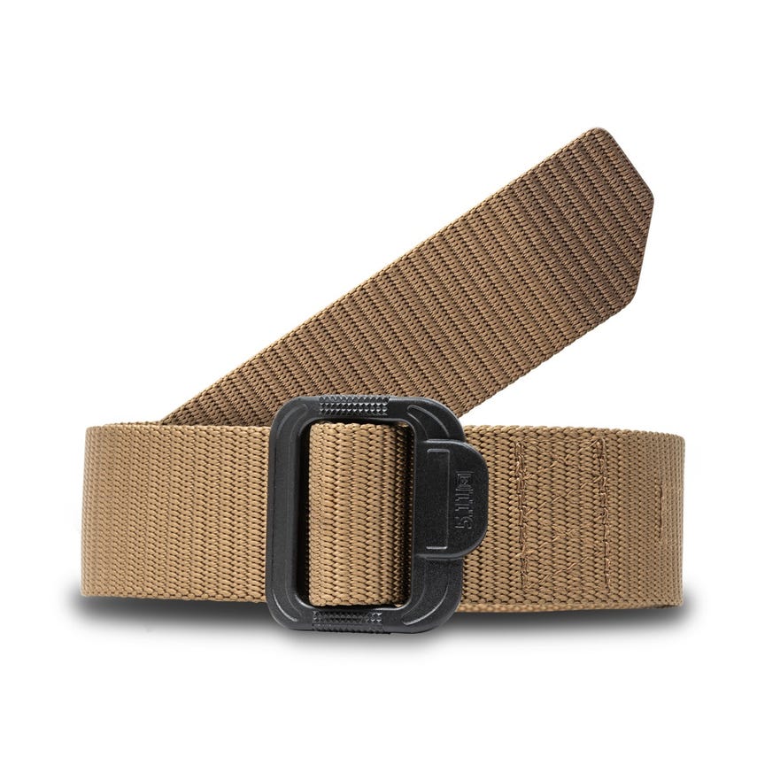 Perfect Fit Nylon TDU Belt 1.5 Inch – USA Made, No Metal, Double Duty, Black
