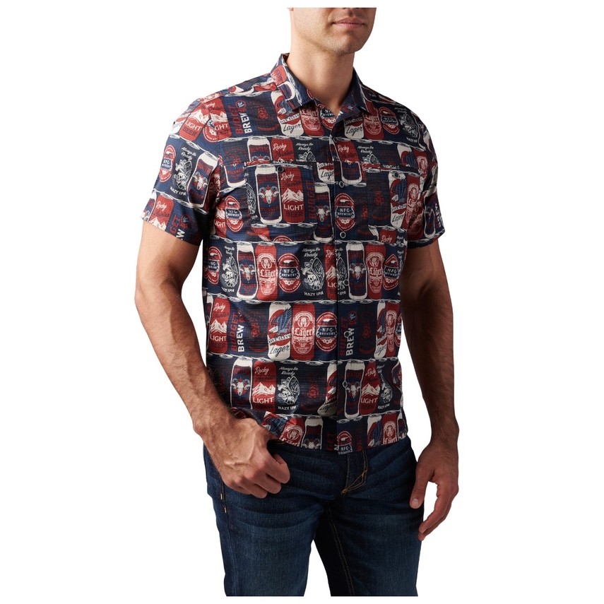 99 Cans Of Beer Short Sleeve Shirt