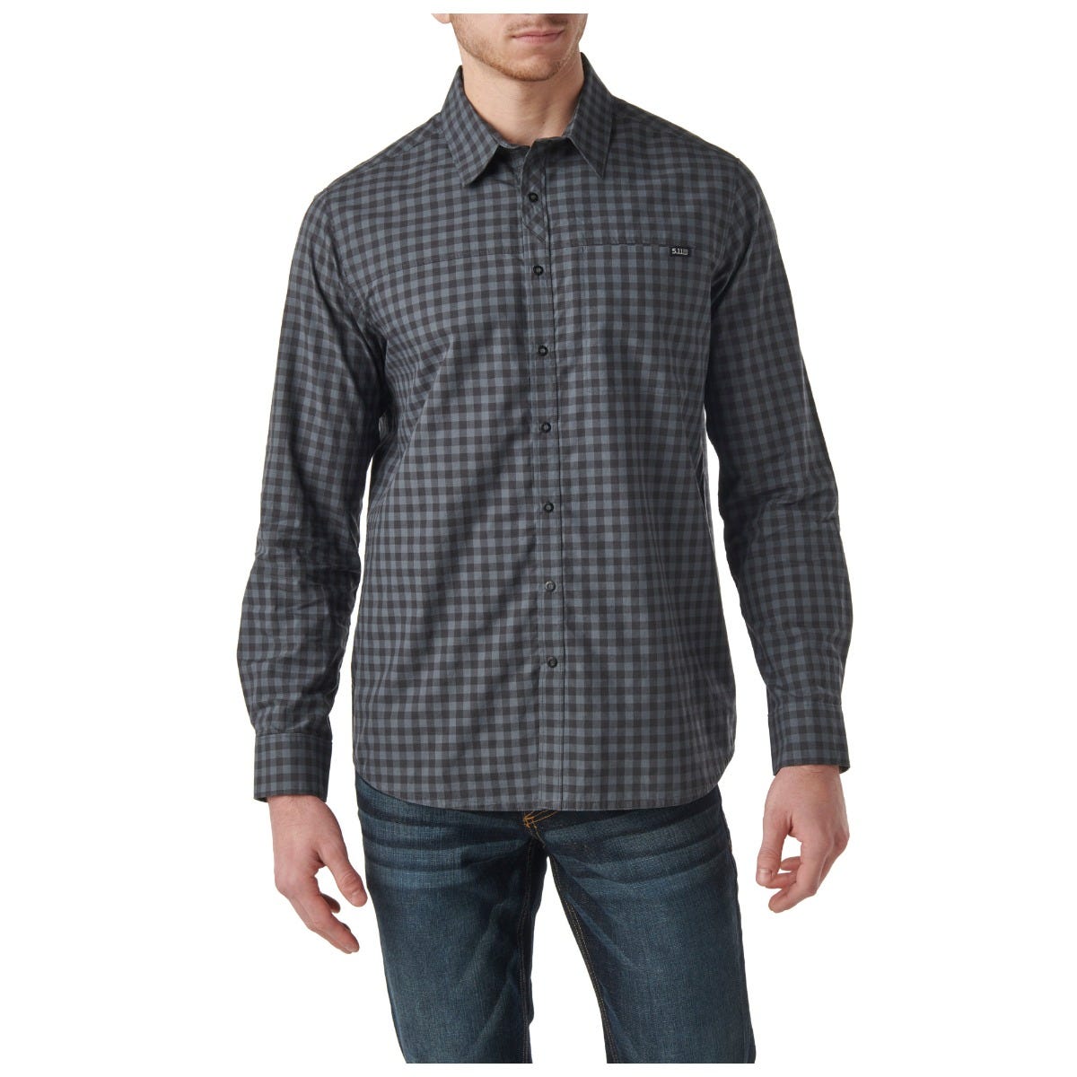 72496-019-M Medium *NEW* Black 5.11 Men's Ascension Long Sleeve Shirt 