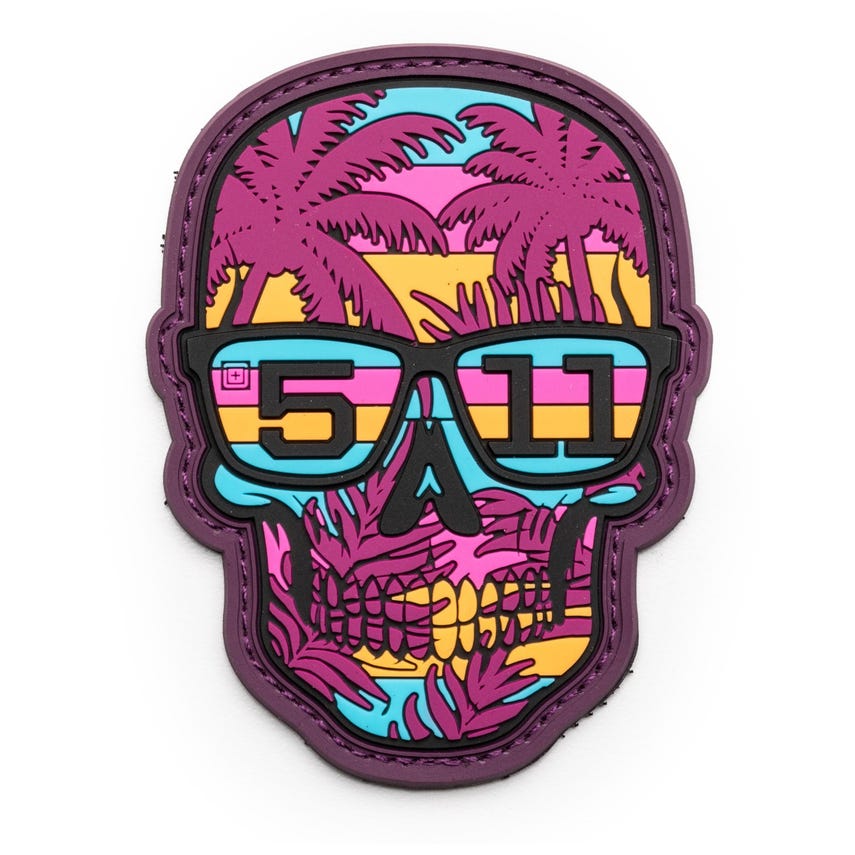 5.11 Tactical - 80's Sunset Skull Patch