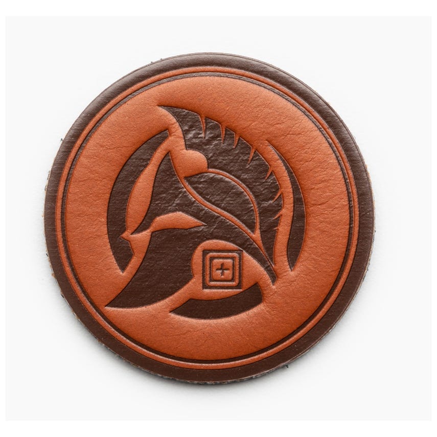 5.11 Tactical - Spartan Coin Leather Patch