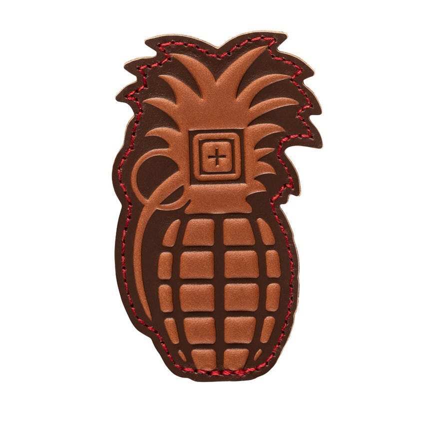 5.11 Tactical - Pineapple Grenade Leather Patch