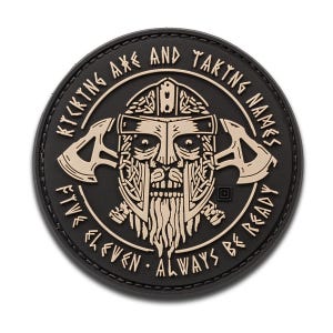 Patch écusson Tissé Sword & Axe - Motif épée Et Hache, à Coudre