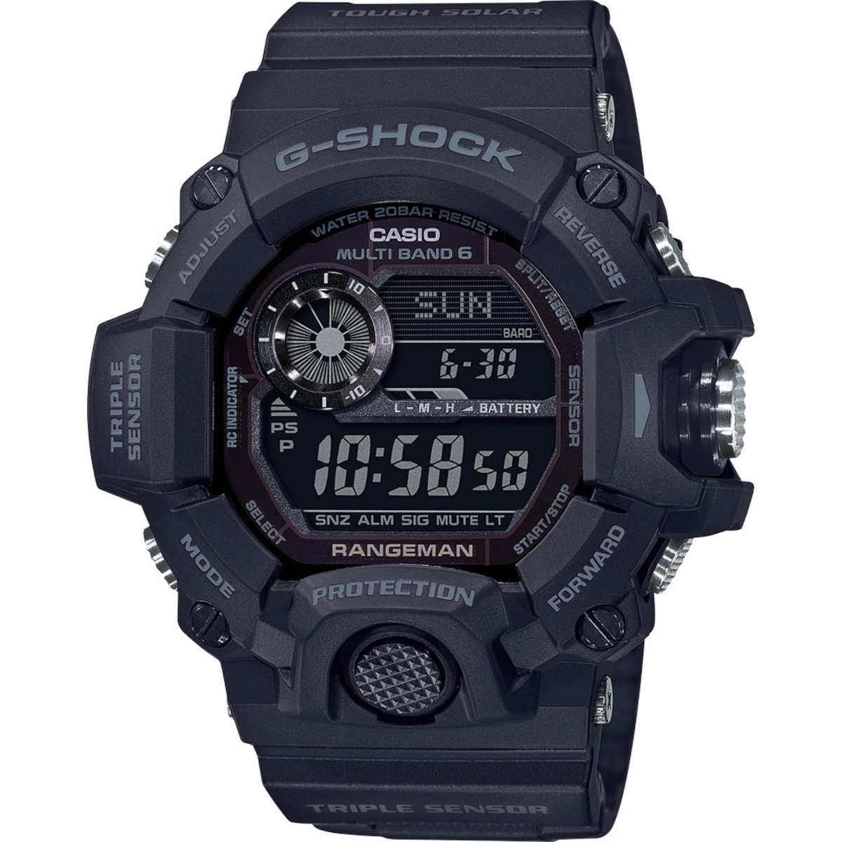 Casio G-shock Rangeman Solar-atomic Watch By Casio