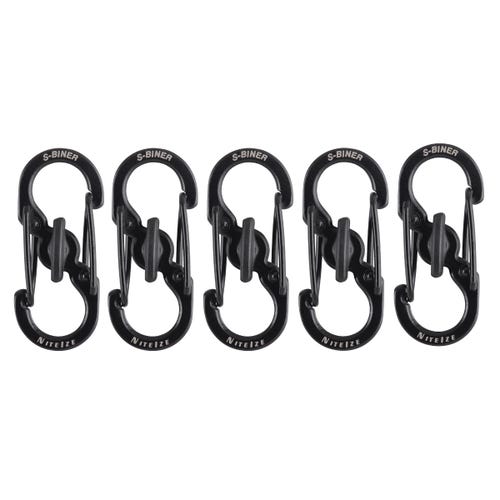 Nite Ize® Figure 9® Carabiner Rope Tightener - Small - 2 Pack With Rope - Black By Nite Ize®