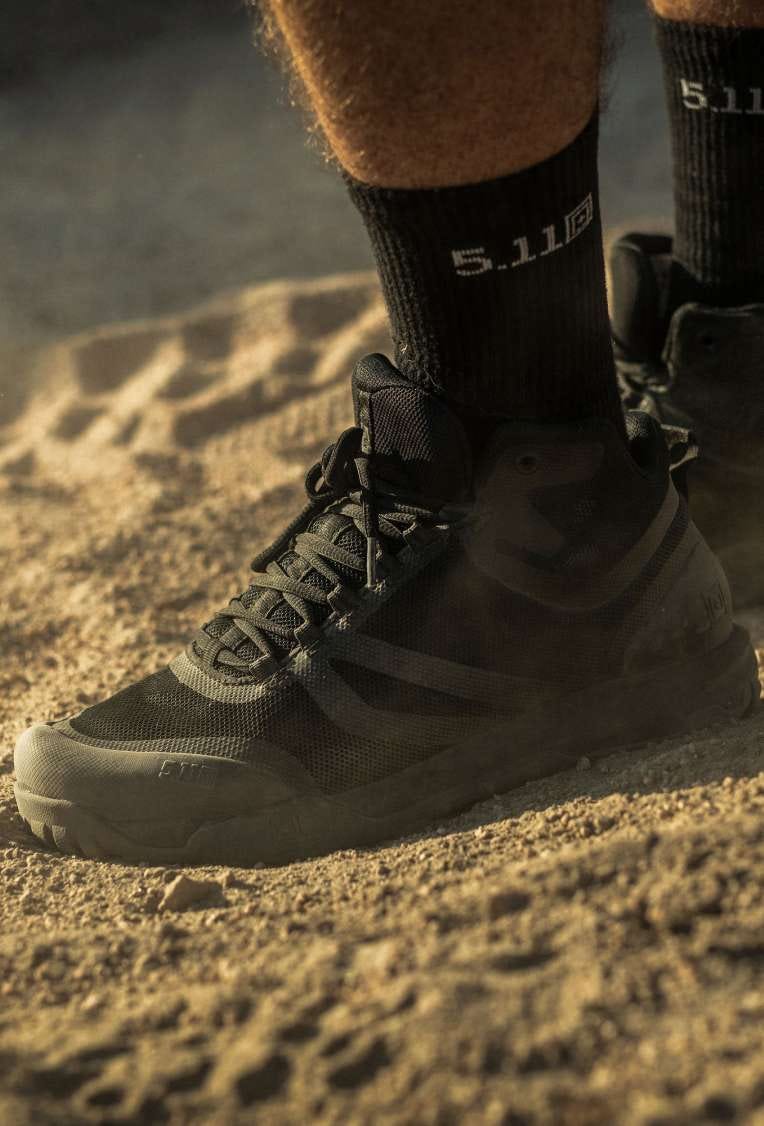 Boot in the dirt