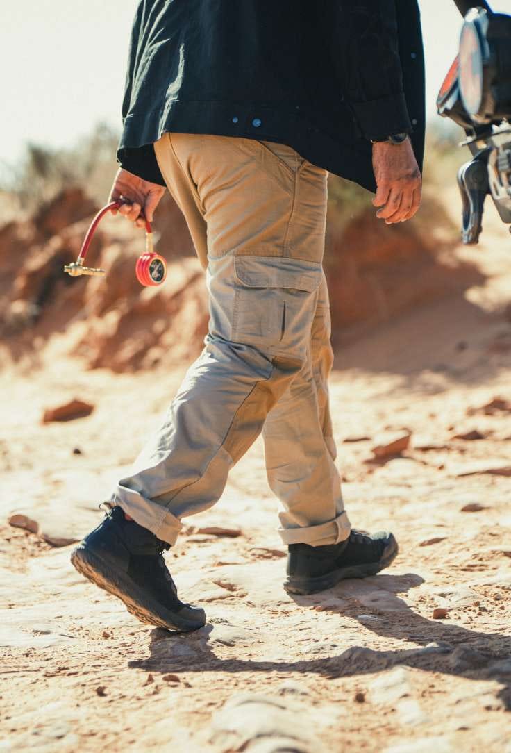 Man walking towards a vehicle