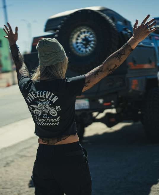 Stay Feral Moto Tee