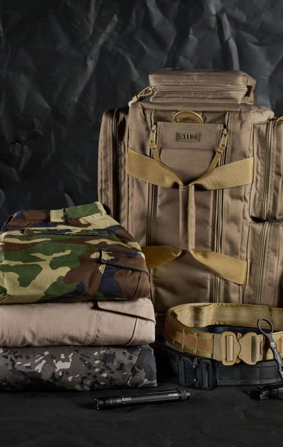 Loadout of tactical gear
