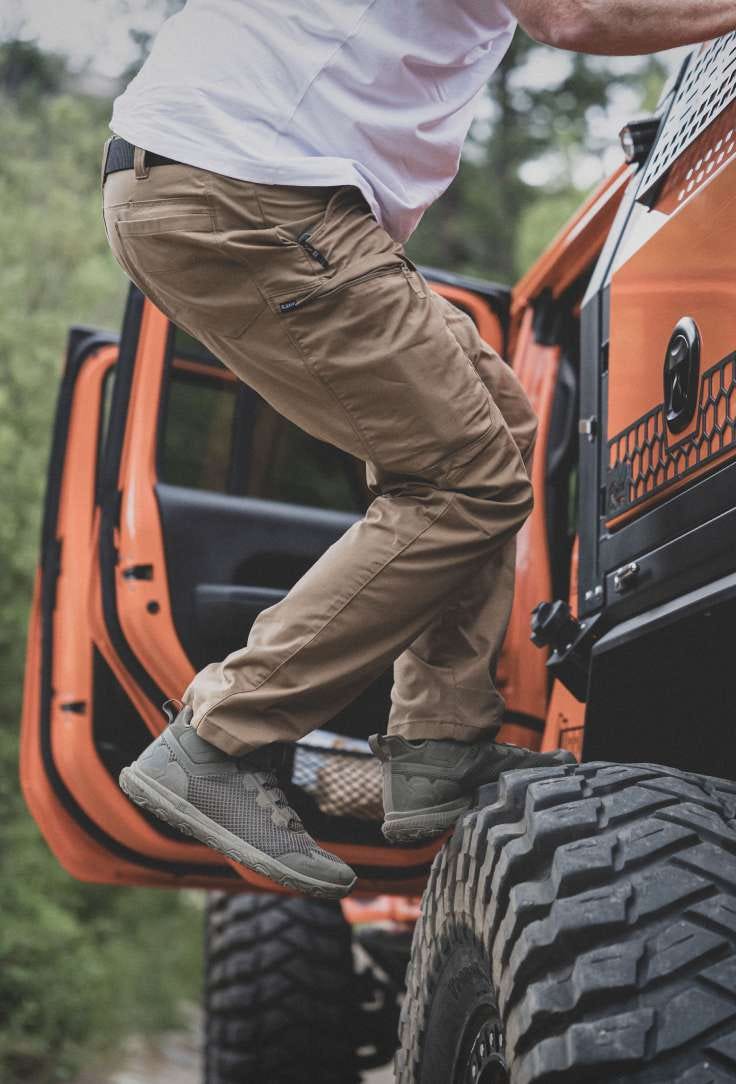 Man climbing on a car
