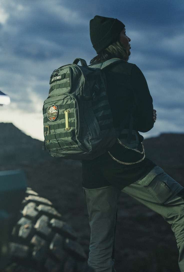 Rush bag at dusk