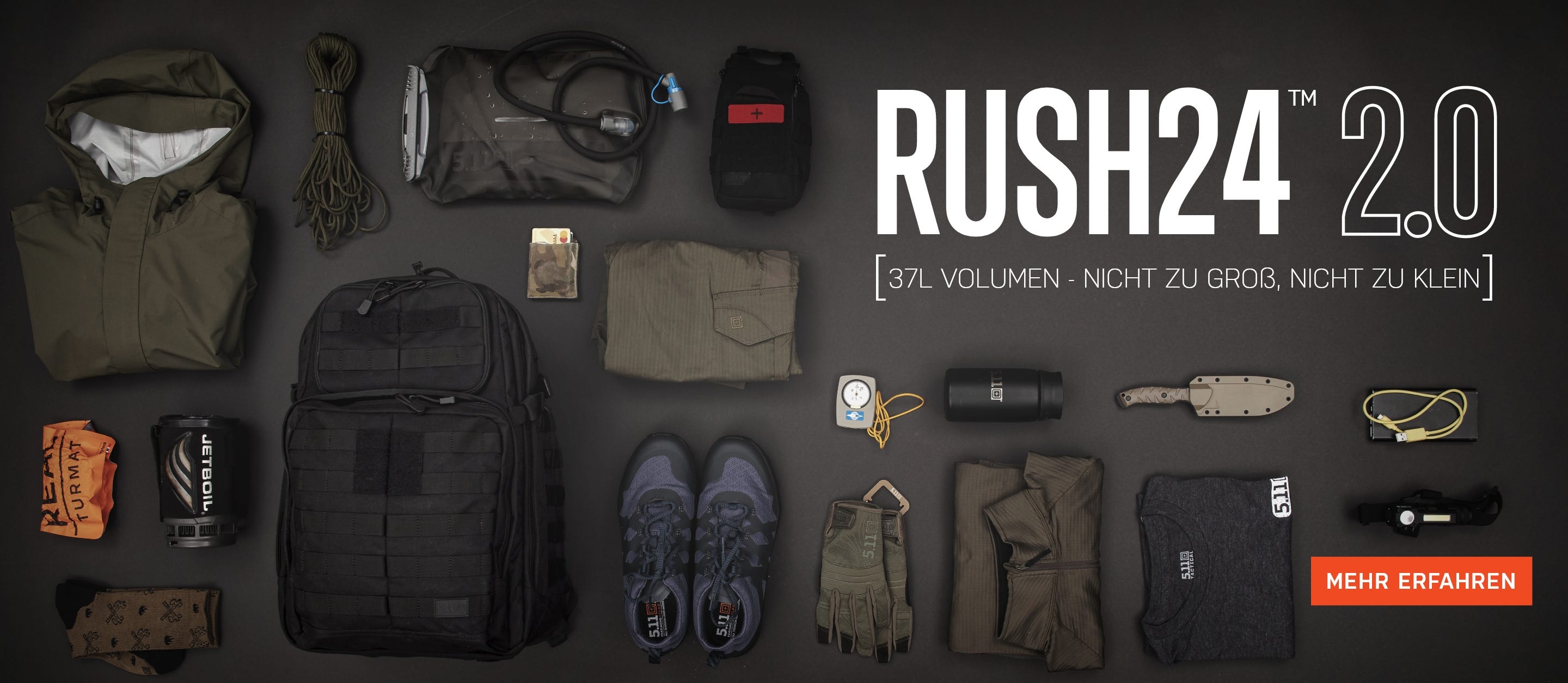 Erfahren Sie mehr über RUSH24 Taktishe Rucksäcke