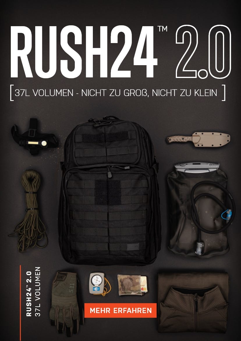 Erfahren Sie mehr über RUSH24 Taktishe Rucksäcke
