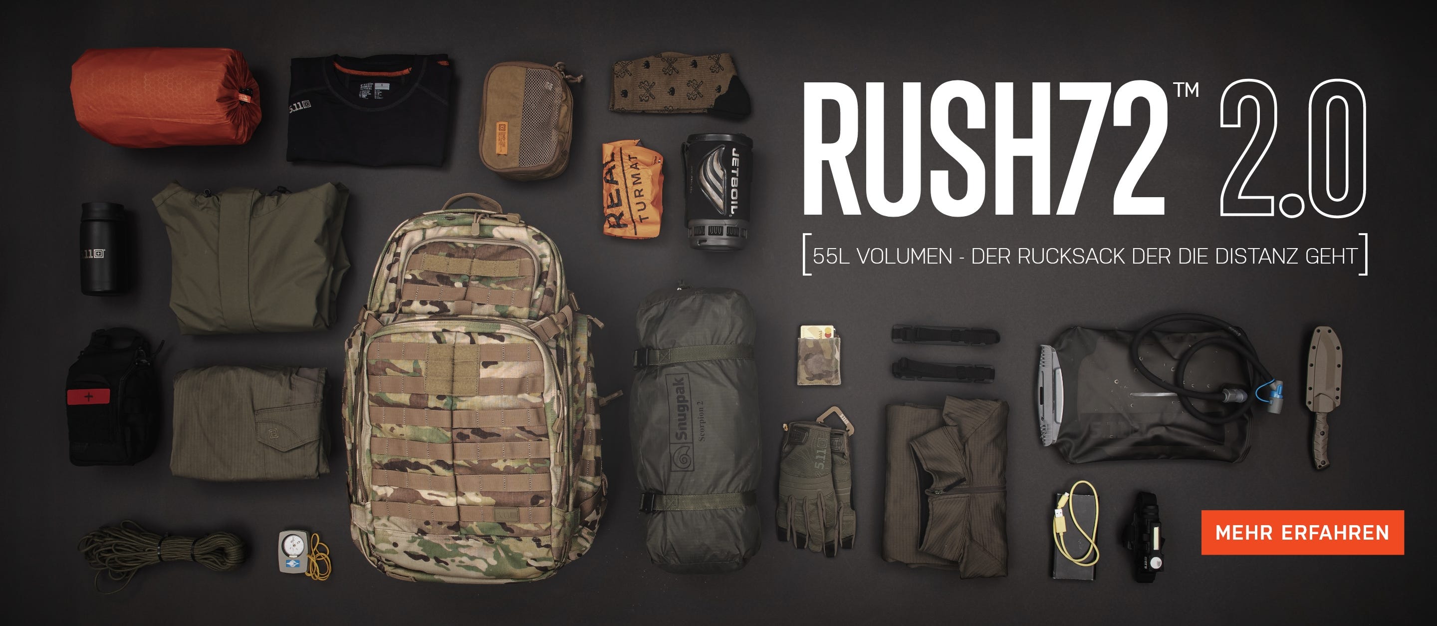 Erfahren Sie mehr über RUSH24 Taktishe Rucksäcke