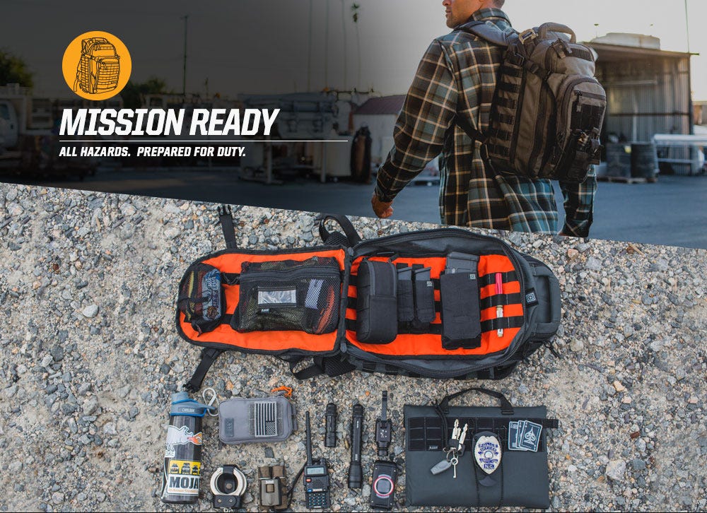 Mission Ready - All hazards. PREPARED FOR DUTY.